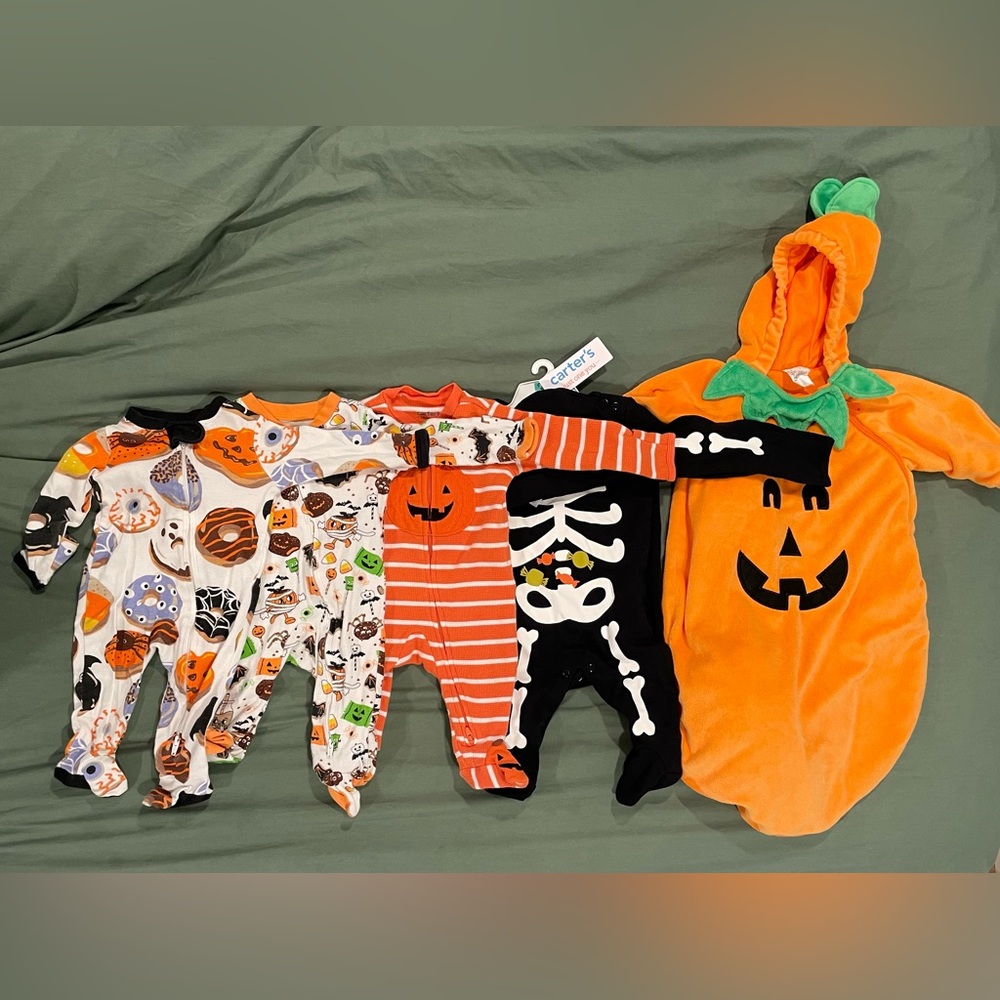 Festive Halloween Baby Onesie Collection 0-3 month